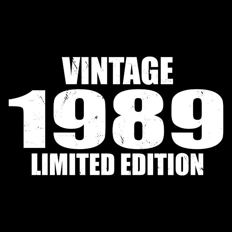 Millésime 1989 Anniversaire 1989 Rétro 1989