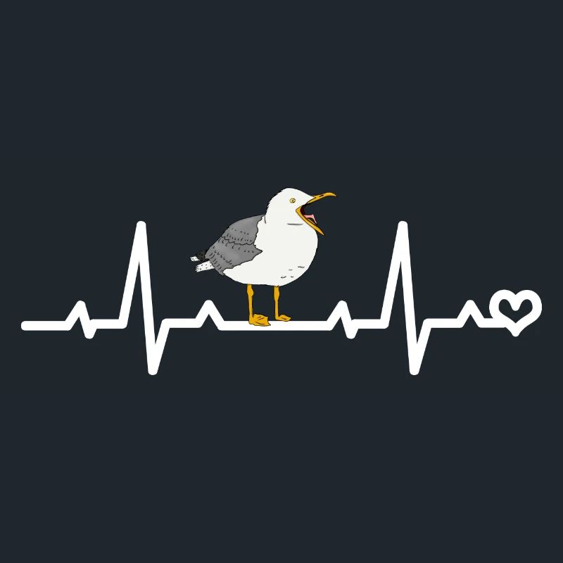 Möwe Herzfrequenz EKG