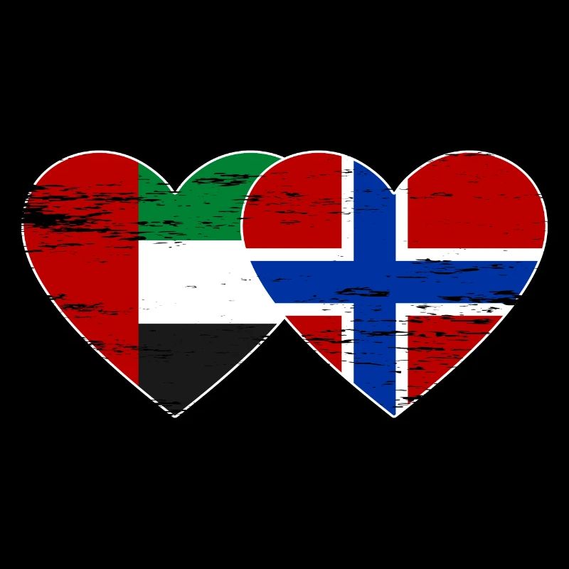 Émirats arabes unis Drapeau de la Norvège