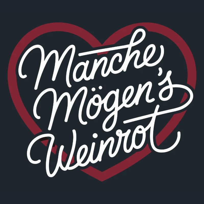 Manche mögens weinrot
