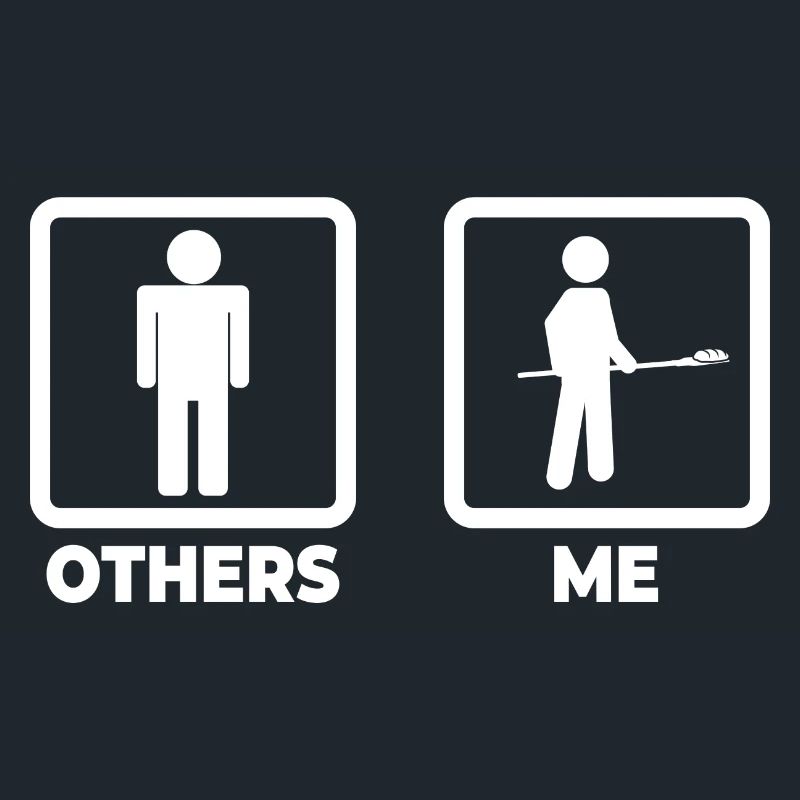 Bäcker Strichmännchen