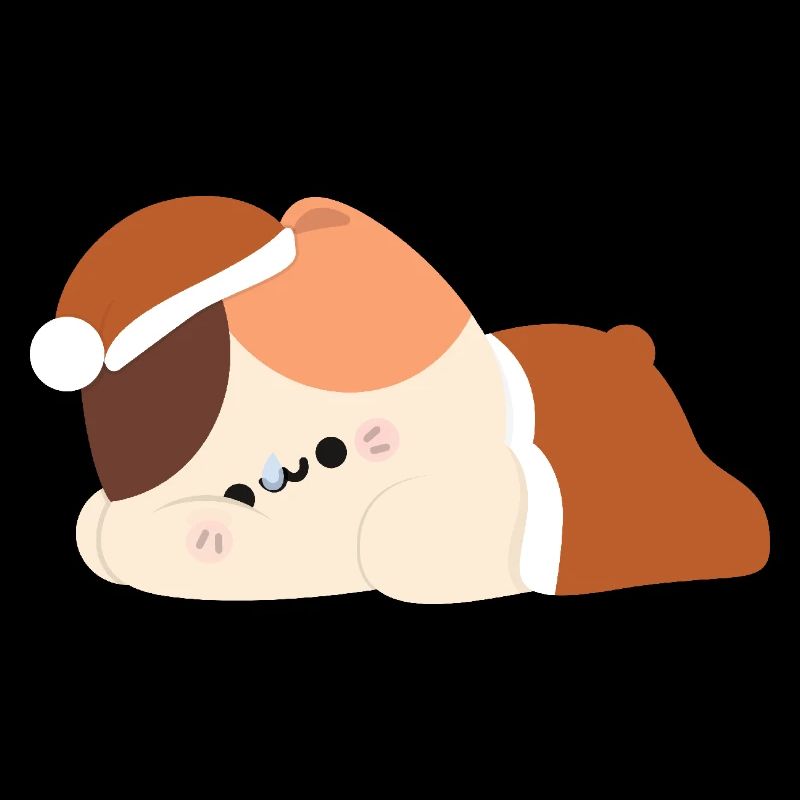 Müde Schildkrötenkatze