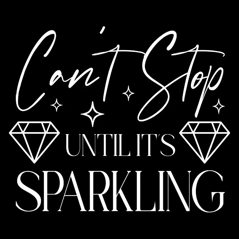 Diamond Painting Artist Can´t Stop Until Sparkling