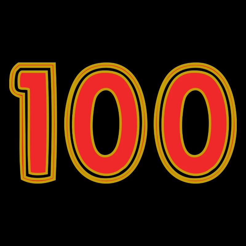 100. 100 ANS. 100e ANNIVERSAIRE. ANNIVERSAIRE 100 