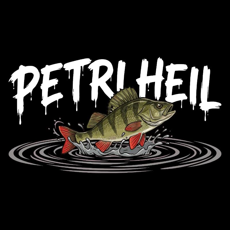 PETRI HEIL – Angler Gruß mit Barsch