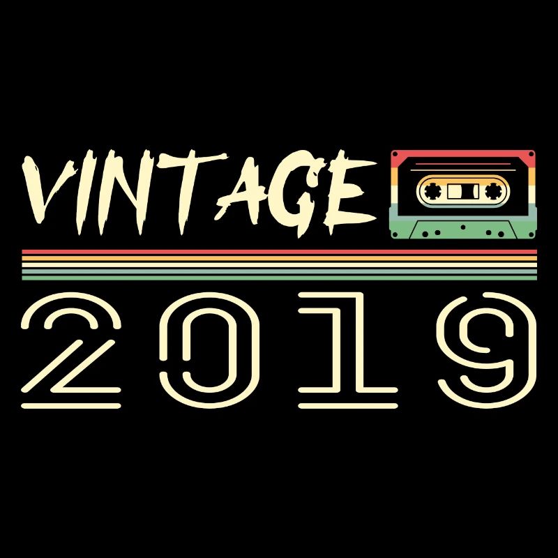 2019 Original 2019 Retro Geburtstagsgeschenk 2019