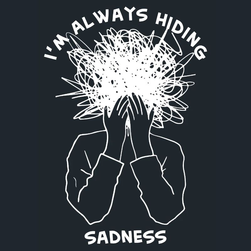 Tristesse cachant graphique