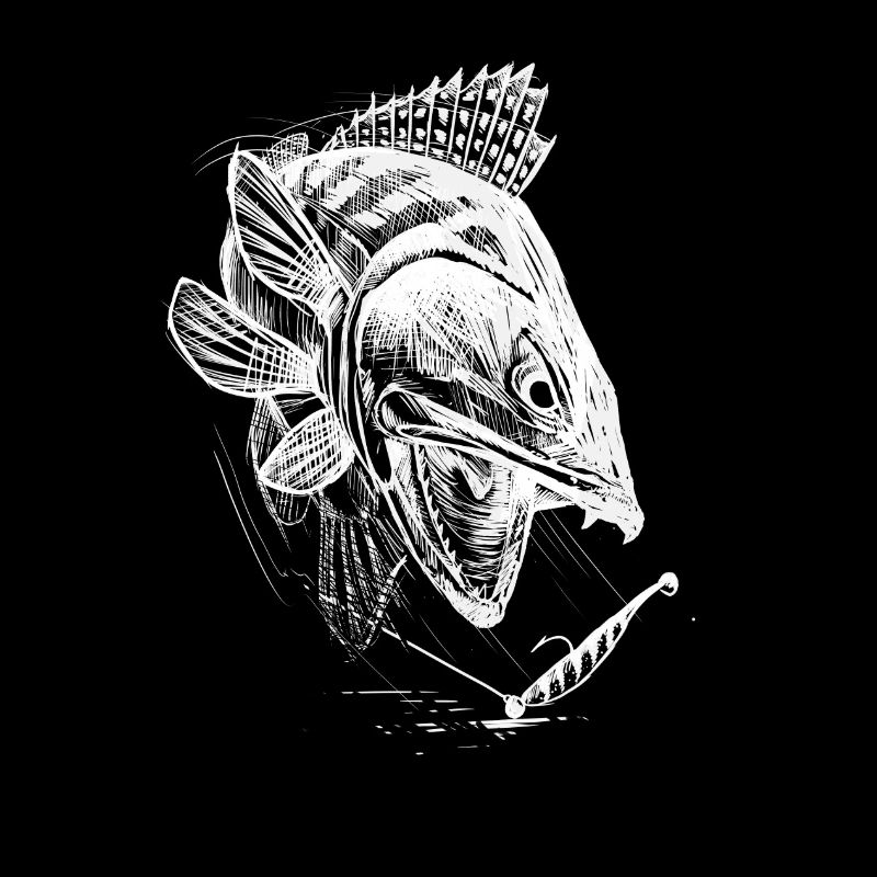 Poisson de vie ! - Tshirt de pêche Zander Attack / Z