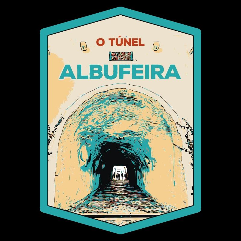 Illustration du Tunnel vers la plage d'Albufeira