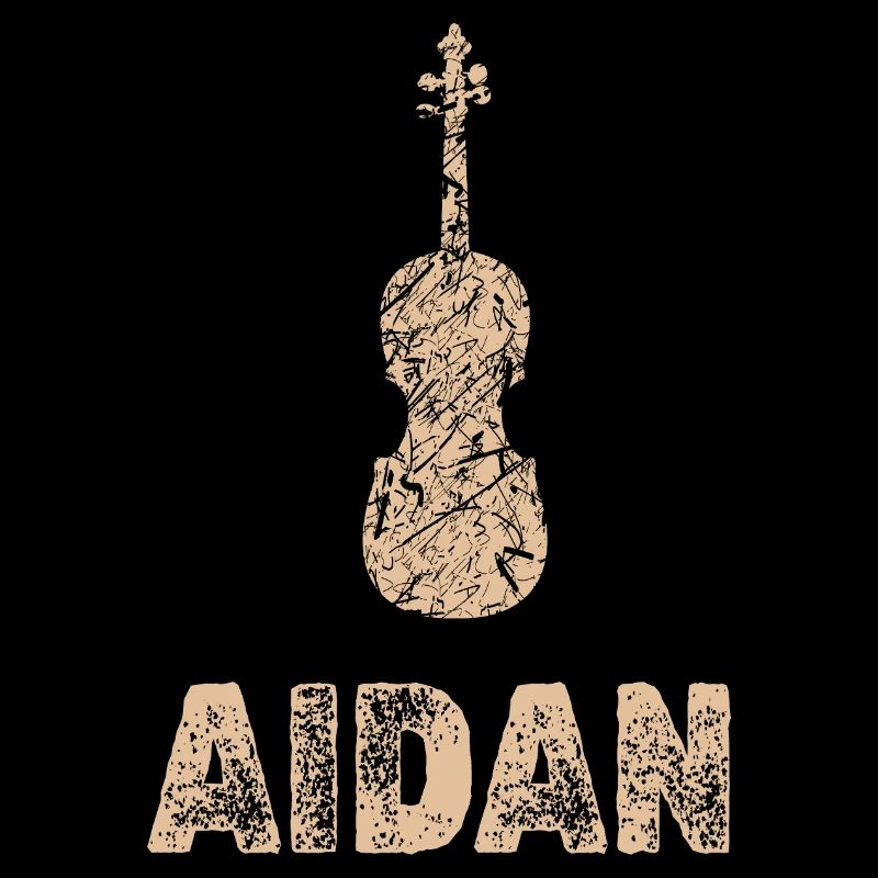 Aidan als Geige
