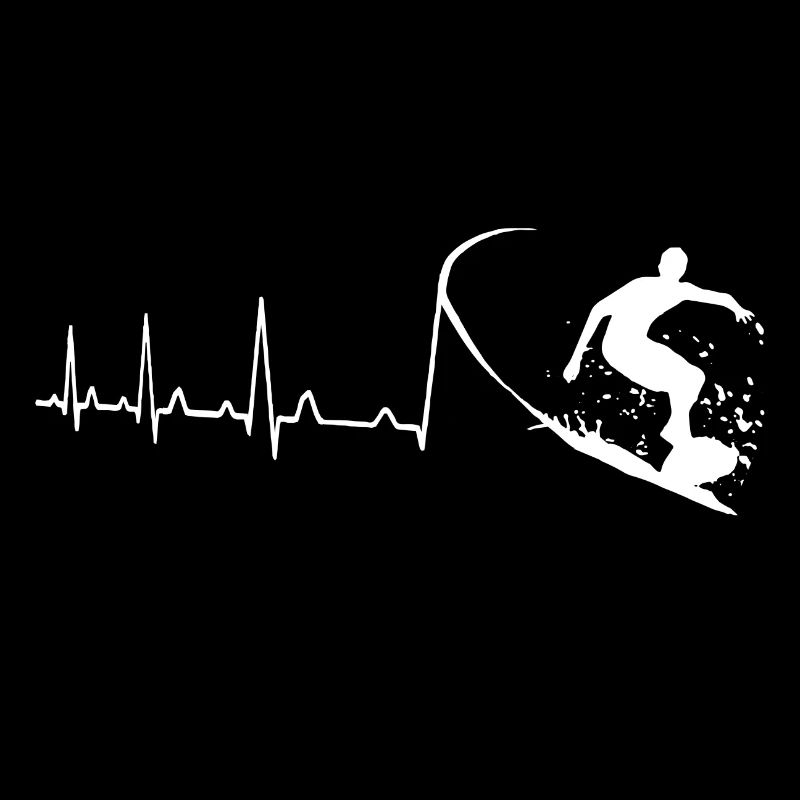 Surfer Herzschlag