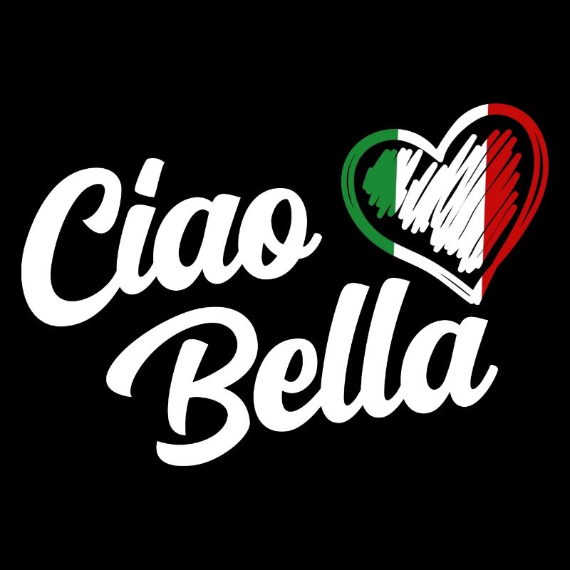 Womens Ciao Bella Italian Hello Beautiful Gift