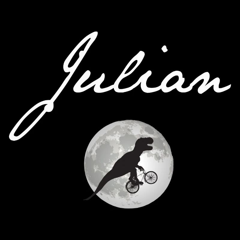 JULIAN - Schöner Jungen Name mit Dinosaurier