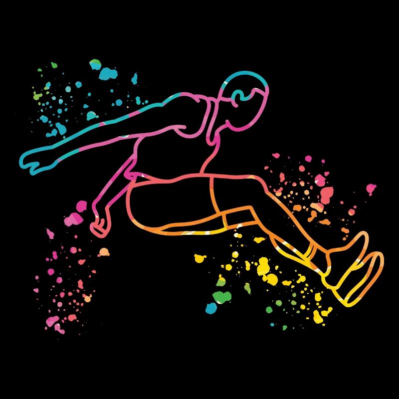 Weitspringer Weitspringen Kinder Weitsprung