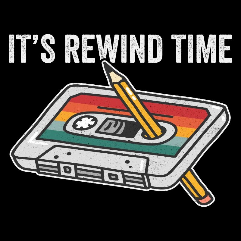 80s 90s Cassette Pen Retro Funny