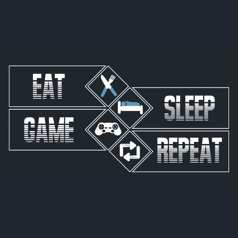 Jeux sur PC - Eat Sleep Game Repeat