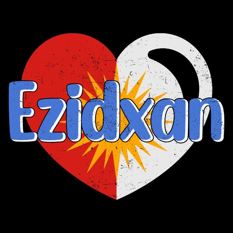 Jesiden Kurden Irak Herkunft Flagge Ezidchan