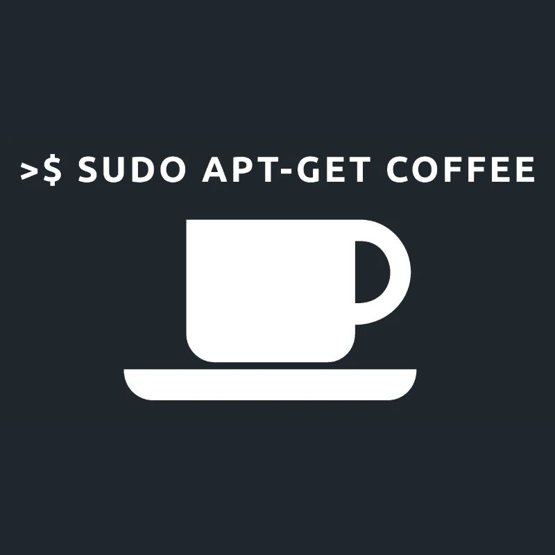 Lustiges Linux Kaffee Admin Shirt Pinguin Coder