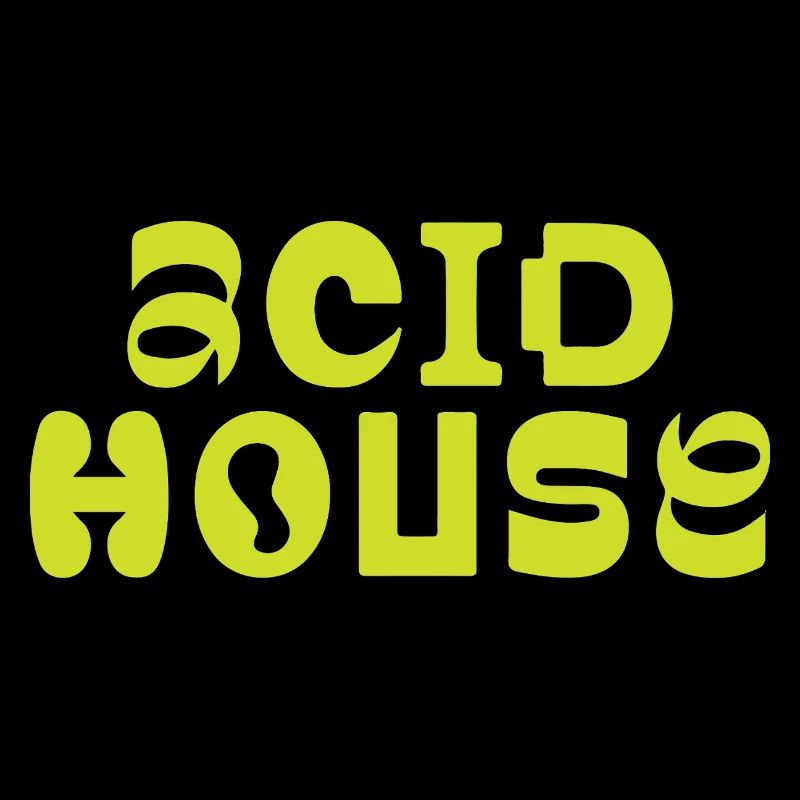 Conception de logo de musique Acid House
