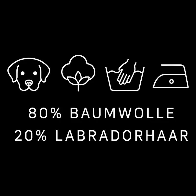 80% Baumwolle 20% Labradorhaar Hund Shirt