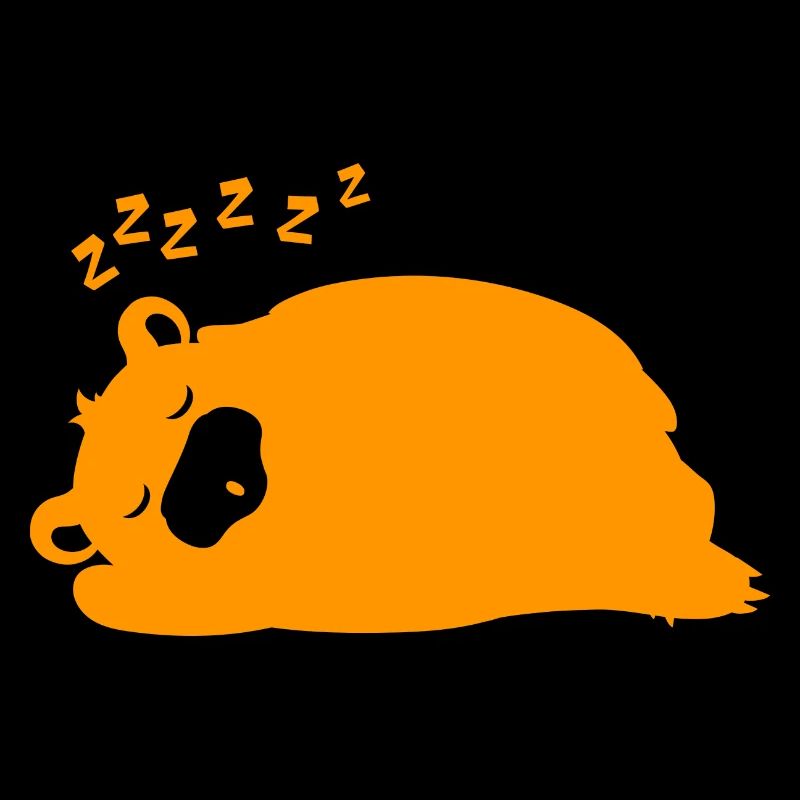 Bear - Sleeping Panda Forest Nature Freedom Wild