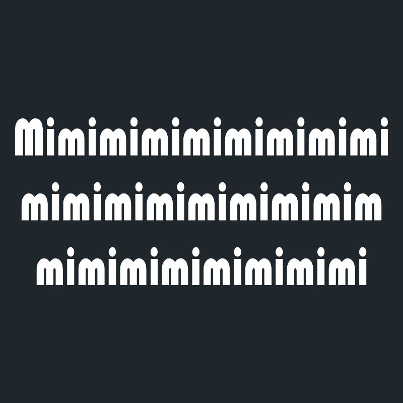 Mimi Typografie Muster Pattern