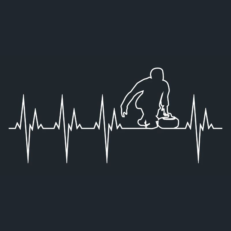 Curling électrocardiogramme ECG