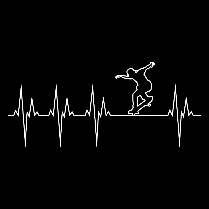 Skateboard Elektrokardiogramm EKG Skateboard