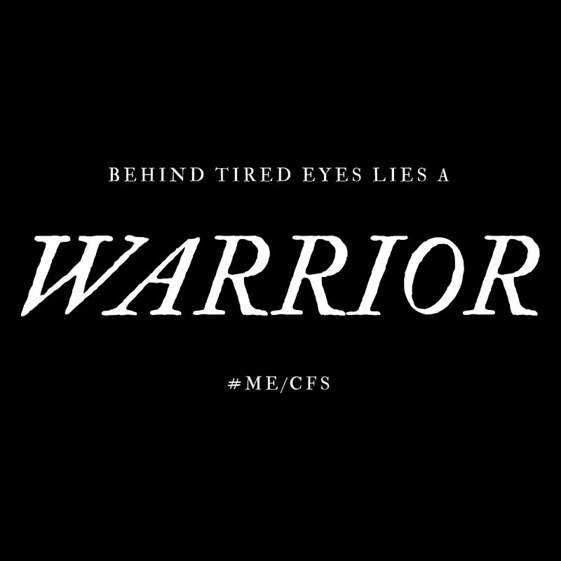 ME/CFS Warrior blanc