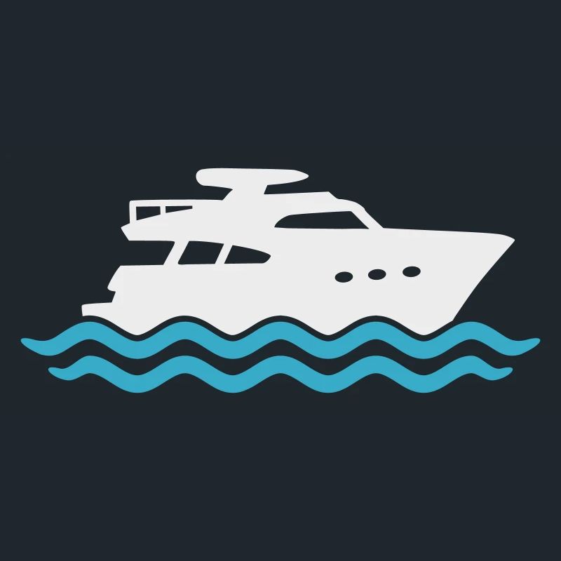 Yacht Silhouette Motorboot