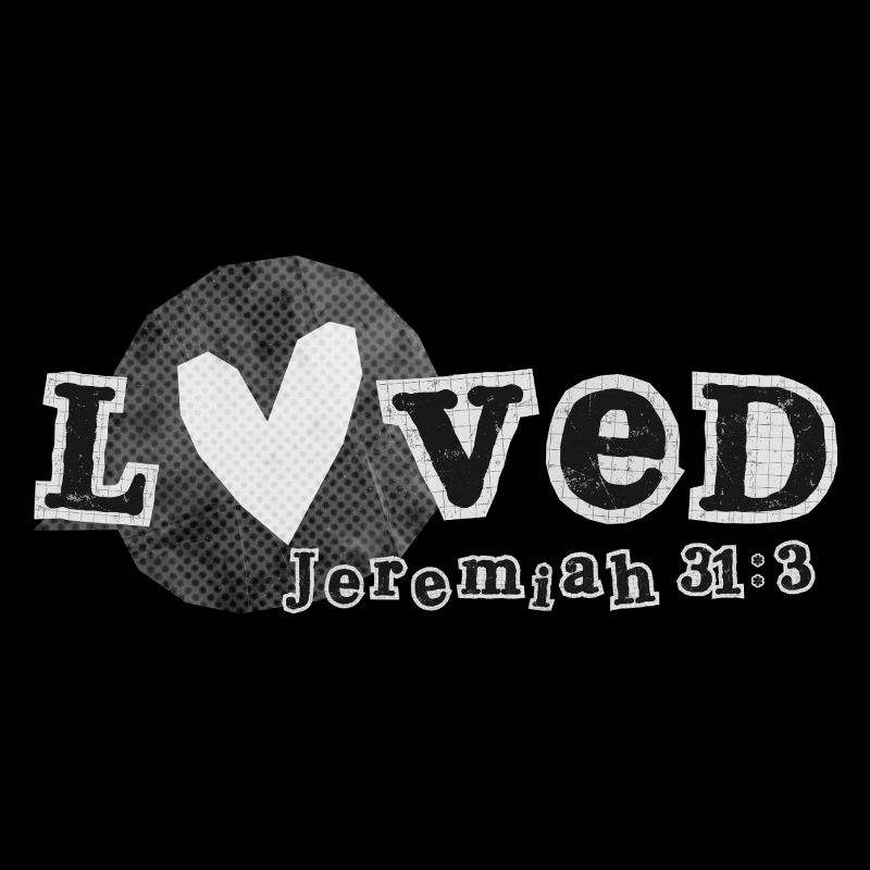 L’amour de Dieu Jérémie 31:3 Design
