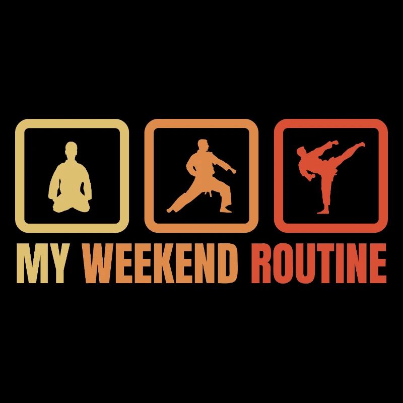 Karateka Wochenendroutine