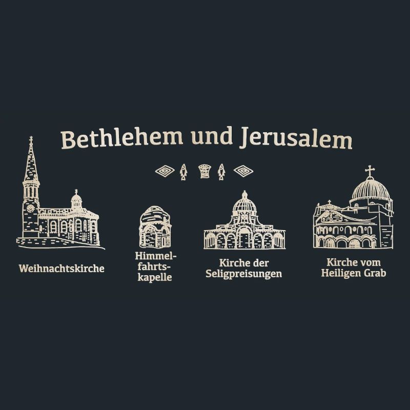 Bethlehem, Jerusalem, heilige Orte. Grabeskirche