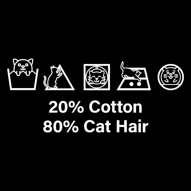 Chat 80 % Poils de chat 20 % Coton Miaou Chats
