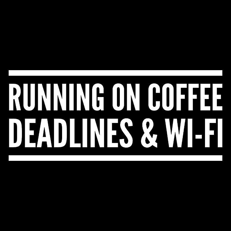 Propulsé par café, délais et Wi-Fi