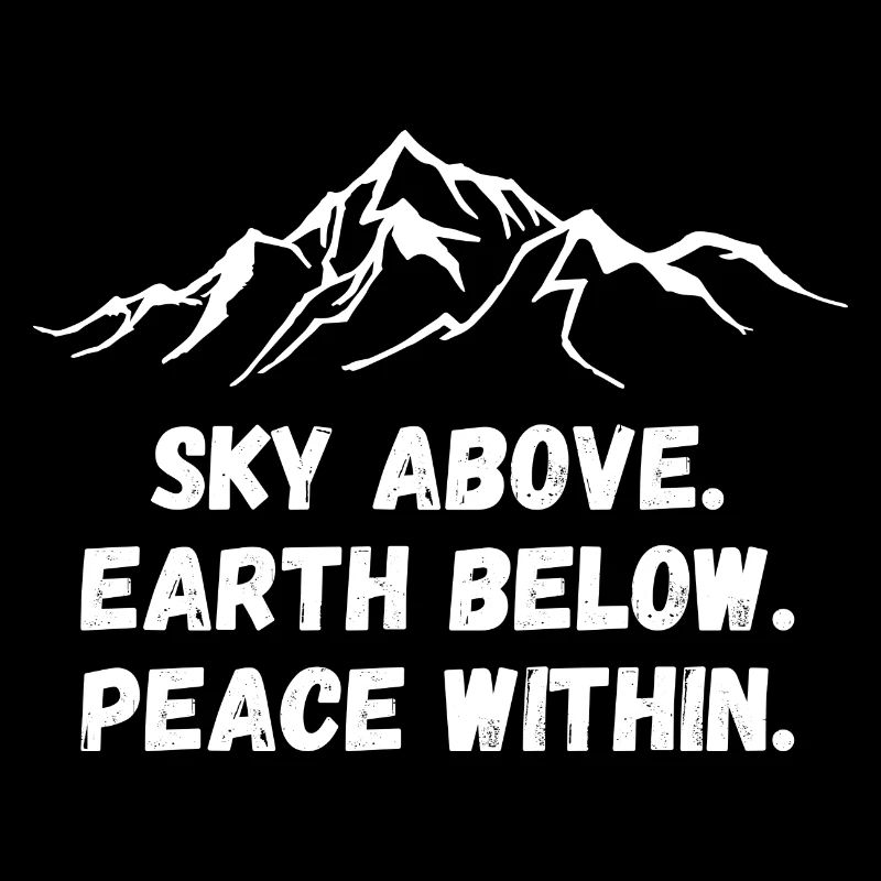 SKY ABOVE 2 - Mountains Alps Hiking Mountains Gift