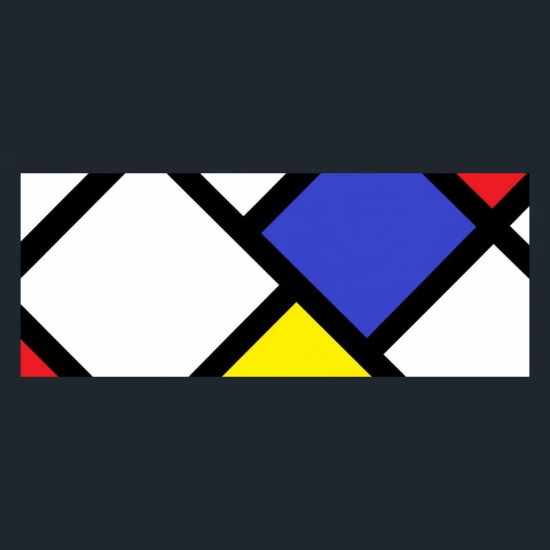 Contre-composition selon « De Stijl »