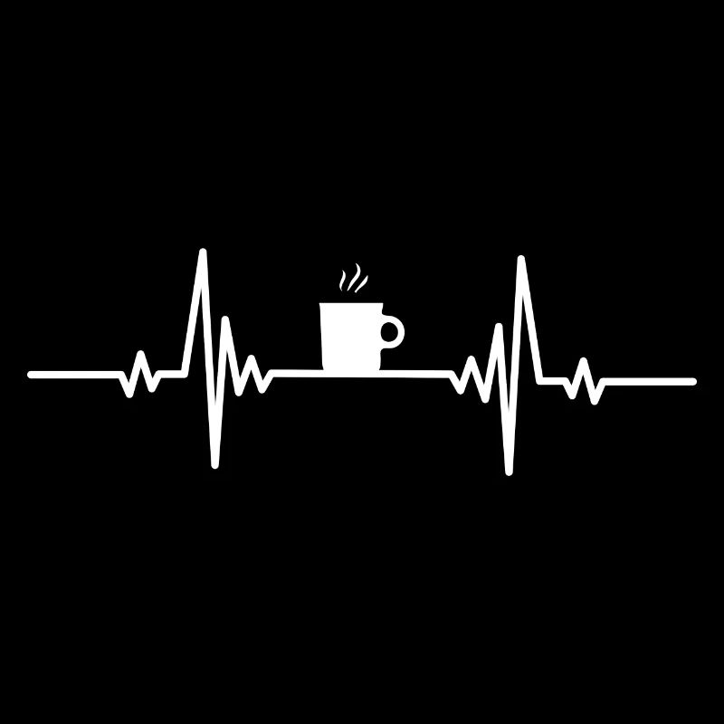 Heartbeat größerer Kaffee