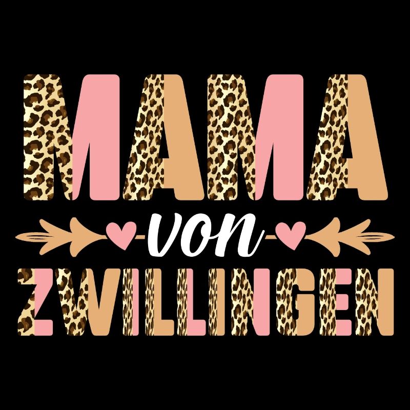 Mutter Mama von Zwillingen Zwillingsmama