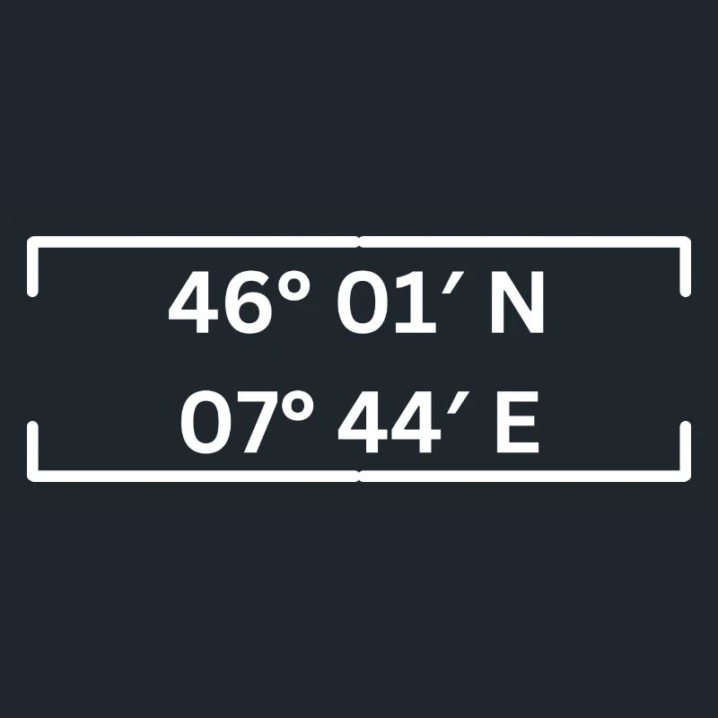 Coordinates Zermatt Minimalist