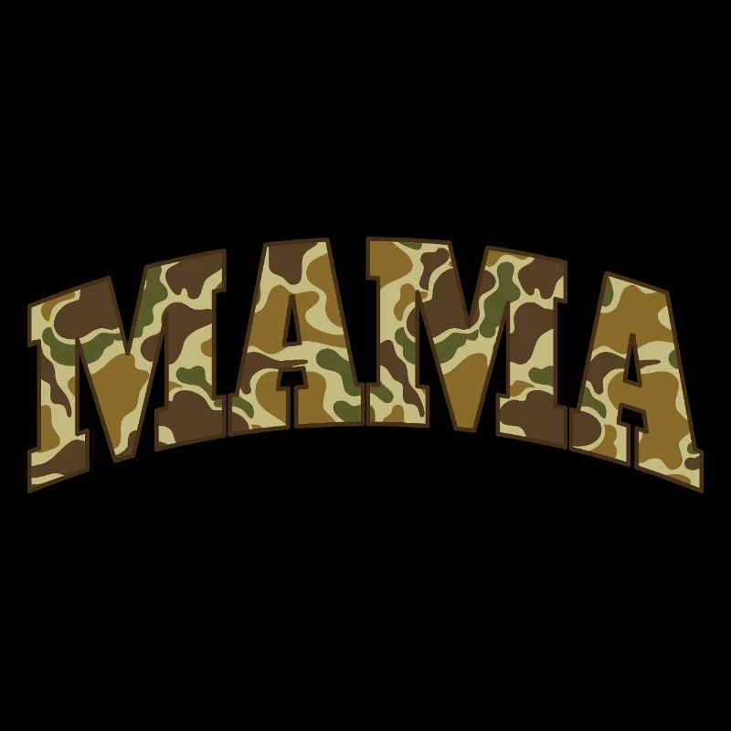 Mama Jagd Camo Outdoor Abenteuer Leben