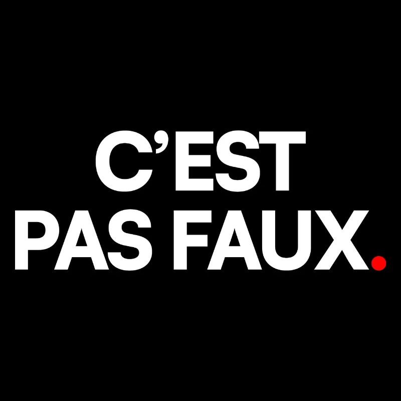 C’EST PAS FAUX | Expression humour minimal