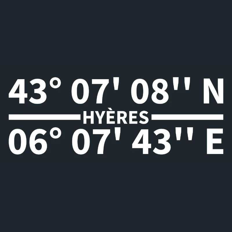 Hyères coordinates