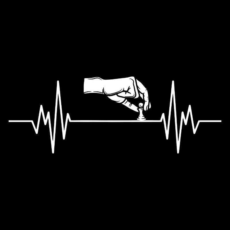 Chess Chess Pieces Chess Player Heartbeat