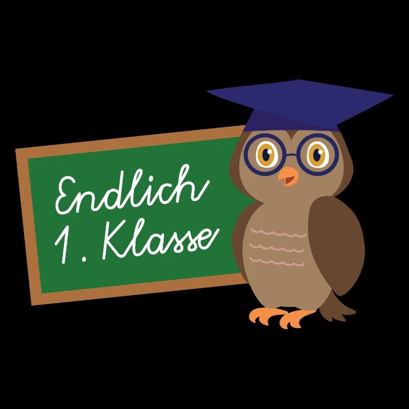 Endlich 1 Klasse Einschulung Schulanfang Schüler