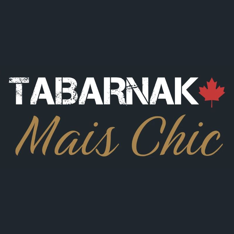 Tabarnak Chic Elegant Nature Pattern