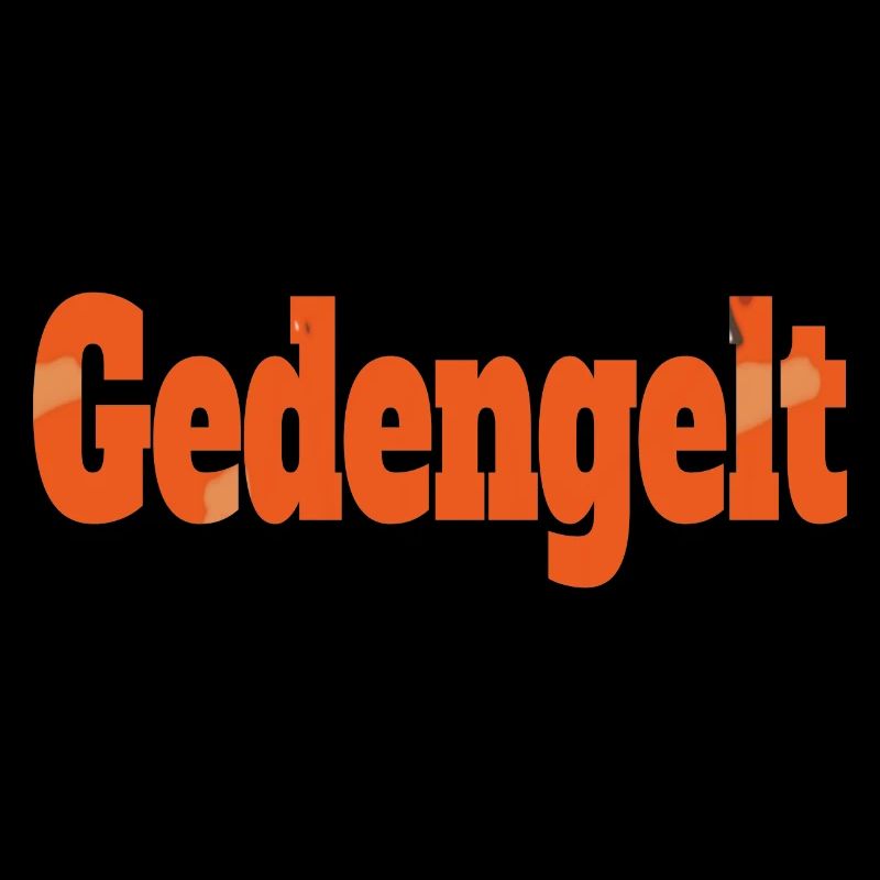 gedengelt text in orange Muster 