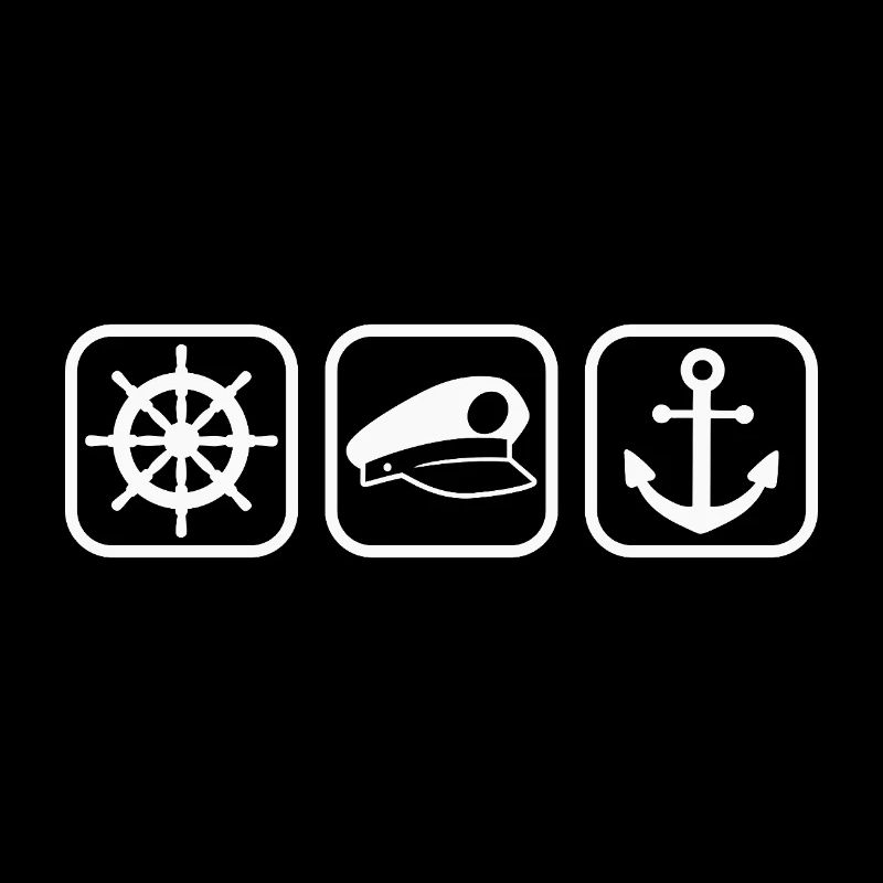 Plaisancier Capitaine Bateau Ancre Marin