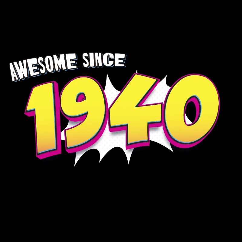 Retro 83. Geburtstag im Pop-Art-Comic-Stil