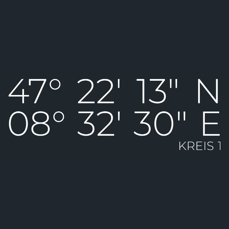Coordinates District 1 Zurich